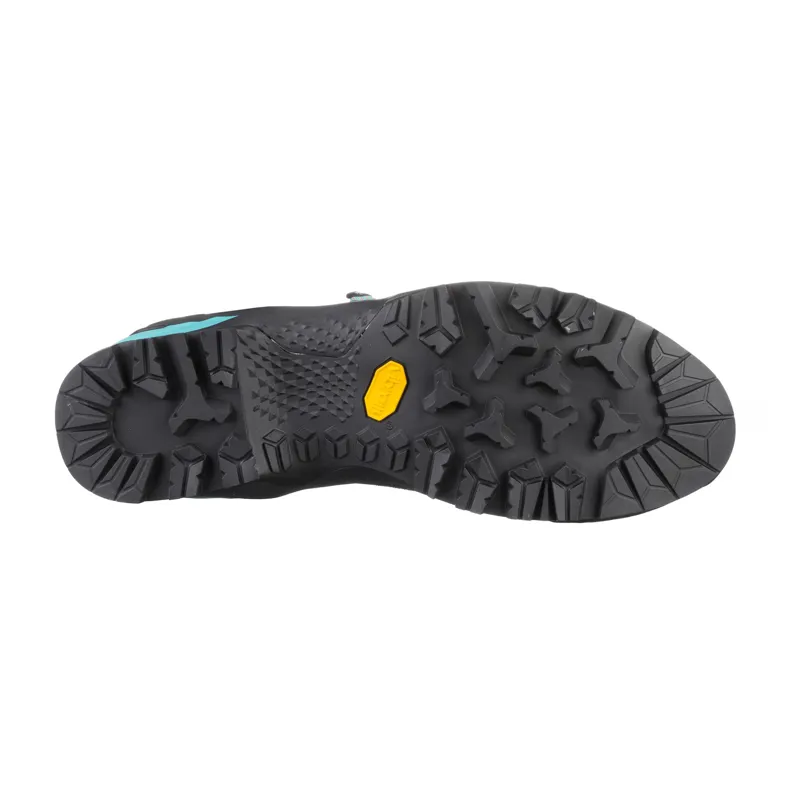 Salewa Mountain Trainer Mid GTX Women's in Magnet/VI Ridian Green-4