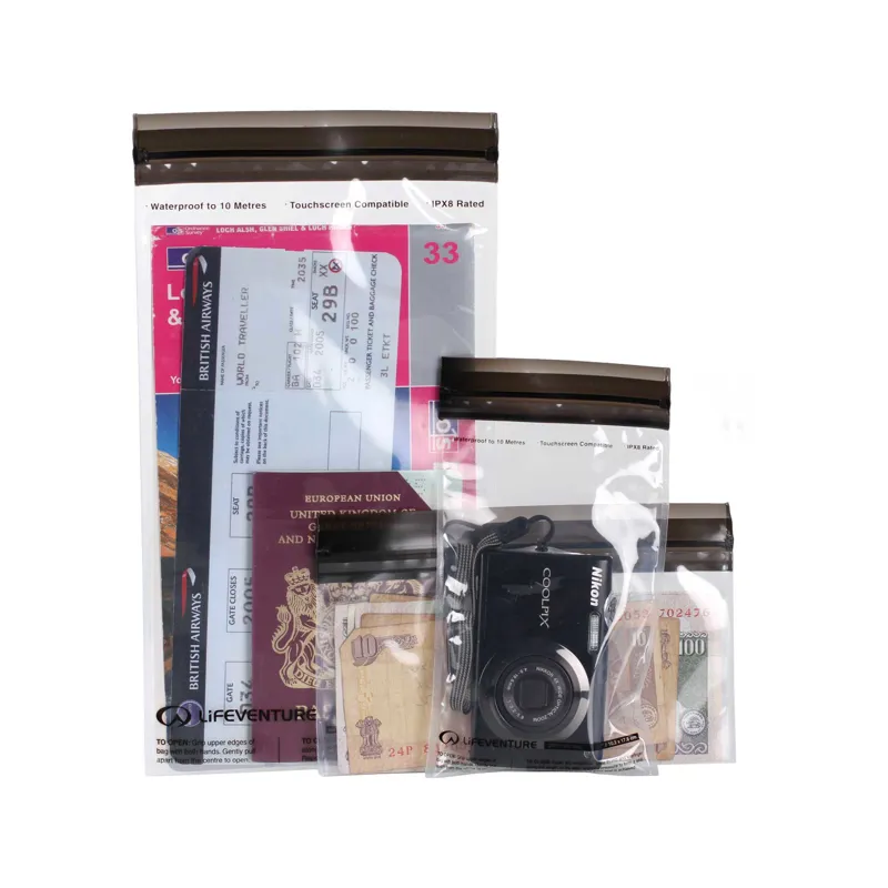 Lifeventure DriStore LocTop Bags in Clear