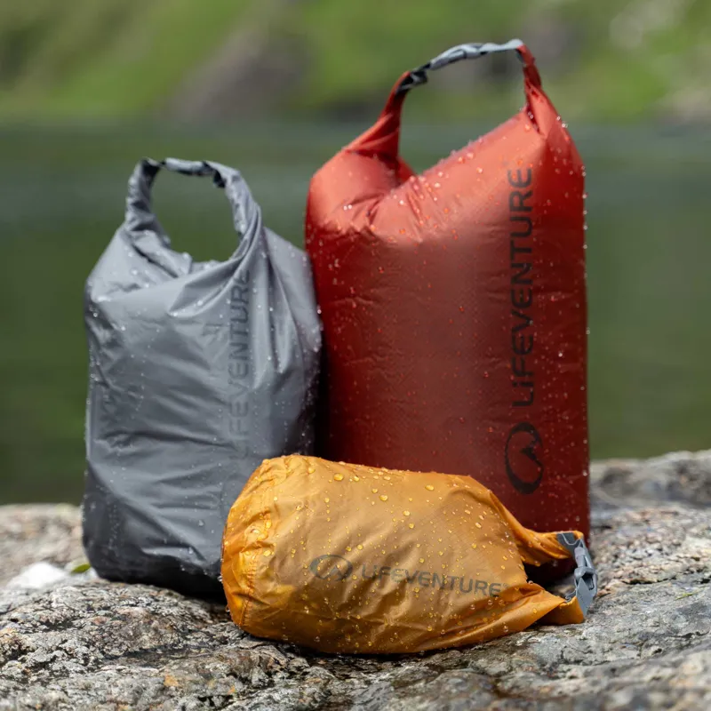 Lifeventure Ultralight DryBag Multipack 1L 2L 5L in Earth Tones-1