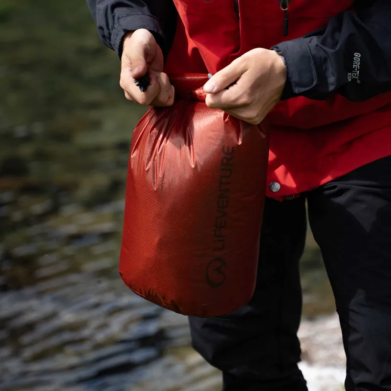 Lifeventure Ultralight Dry Bag 5L in Rust-4
