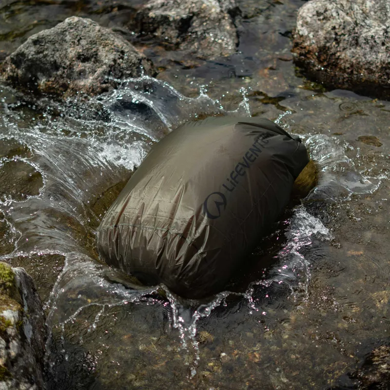 Lifeventure Ultralight Waterproof Dry Bag 25L in Olive-1