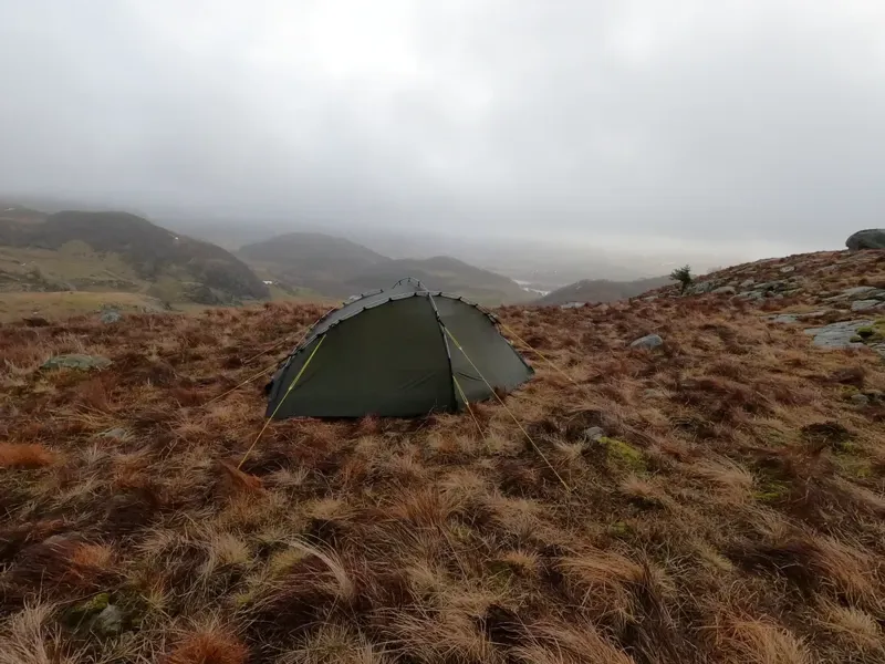 Nortent Vern 1 Silnylon 4S Tent with Footprint in Army Green-6