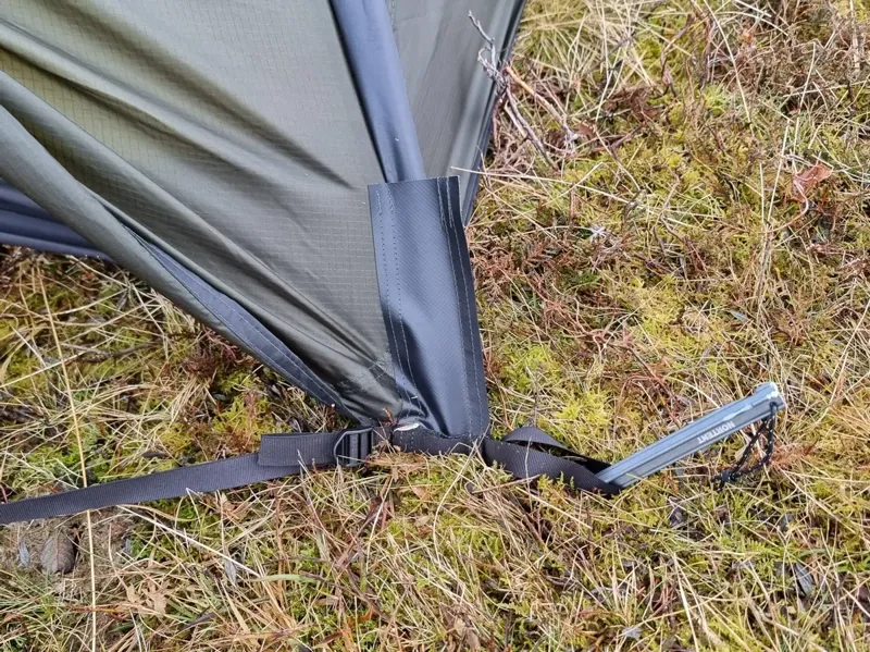 Nortent Vern 1 Silnylon 4S Tent with Footprint in Army Green-11