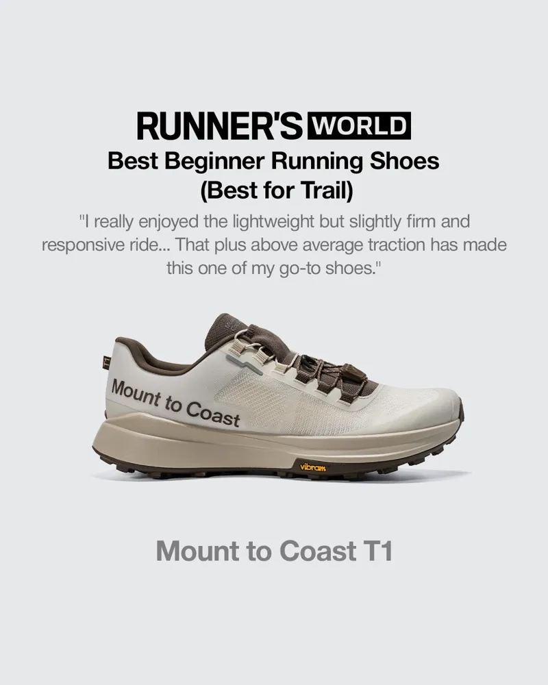 Mount To Coast T1 Trail Running Shoe Mens in Dune-11
