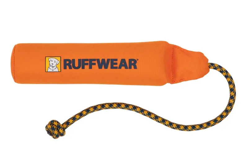 Ruffwear Lunker Floating Throw Toy in Campfire Orange