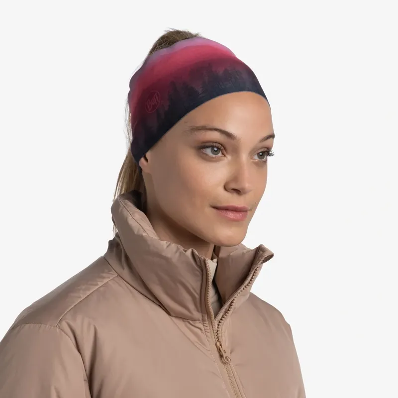 Buff Tech Fleece Headband in Haera Mauve-1