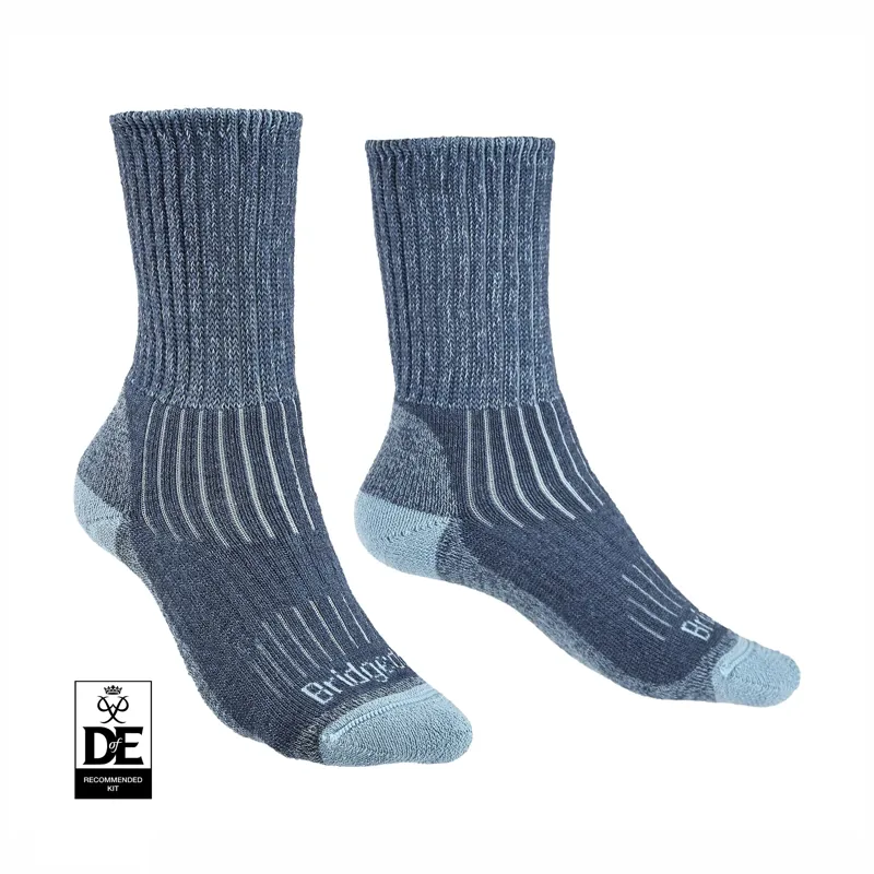 Bridgedale Hike Midweight Merino Comfort Boot Womens Socks in Blue