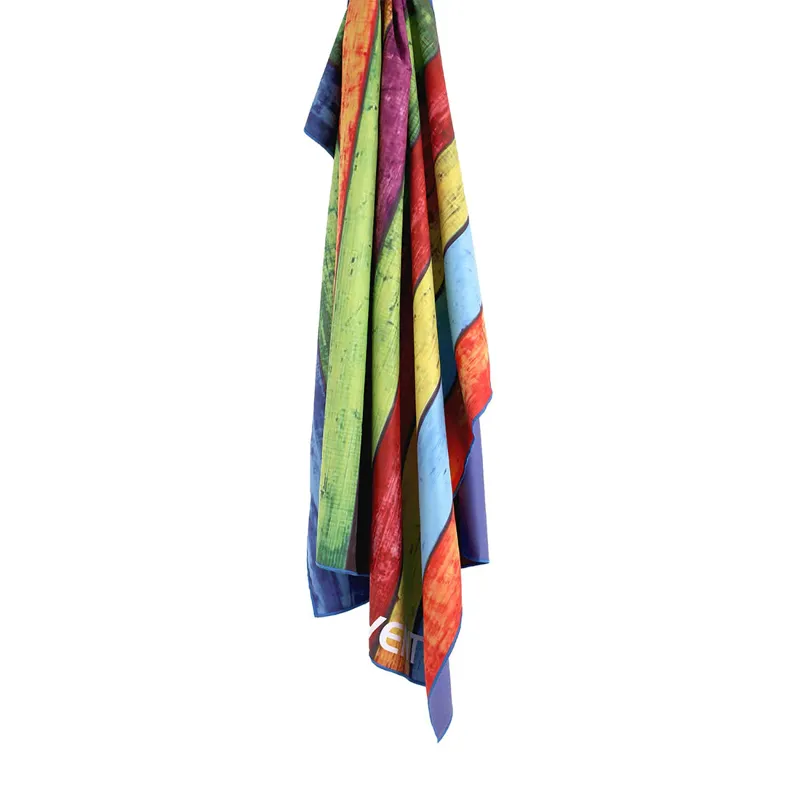 Lifeventure Recycled SoftFibre Giant Trek Towel in Striped Planks-3