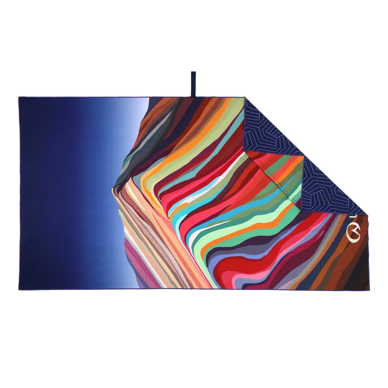 Lifeventure Recycled SoftFibre Trek Towel Giant in Rainbow Mountain-1