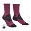 Bridgedale Hike Midweight Merino Womens Socks in Berry/Plum