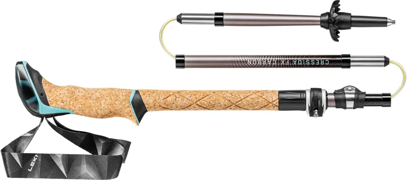 Leki Cressida FX Carbon Trekking Poles in Grey
