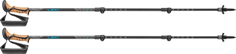 Leki Khumbu Lite AS Trekking Poles Black/Petrol/Dark Anthracite