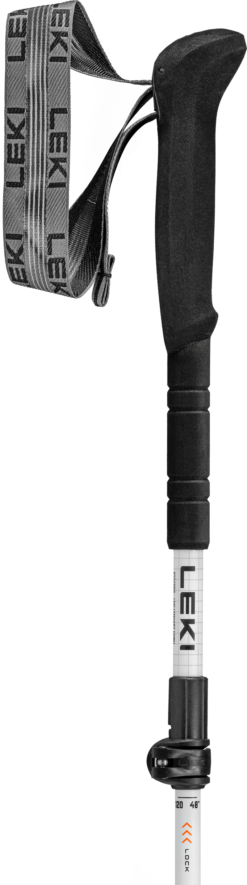 Leki Skytera FX Carbon SL Adjustable in White/Black/Orange-1