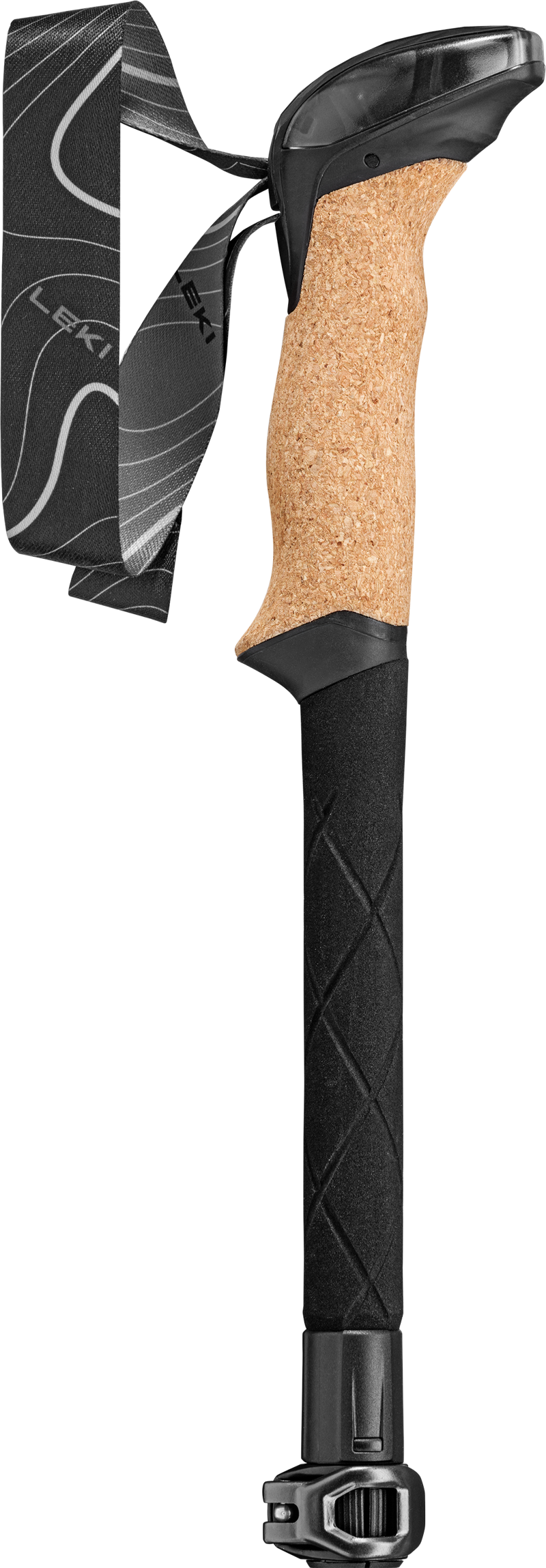 Leki Makalu Pro FX Carbon Trekking Poles in Natural Carbon/Black-3