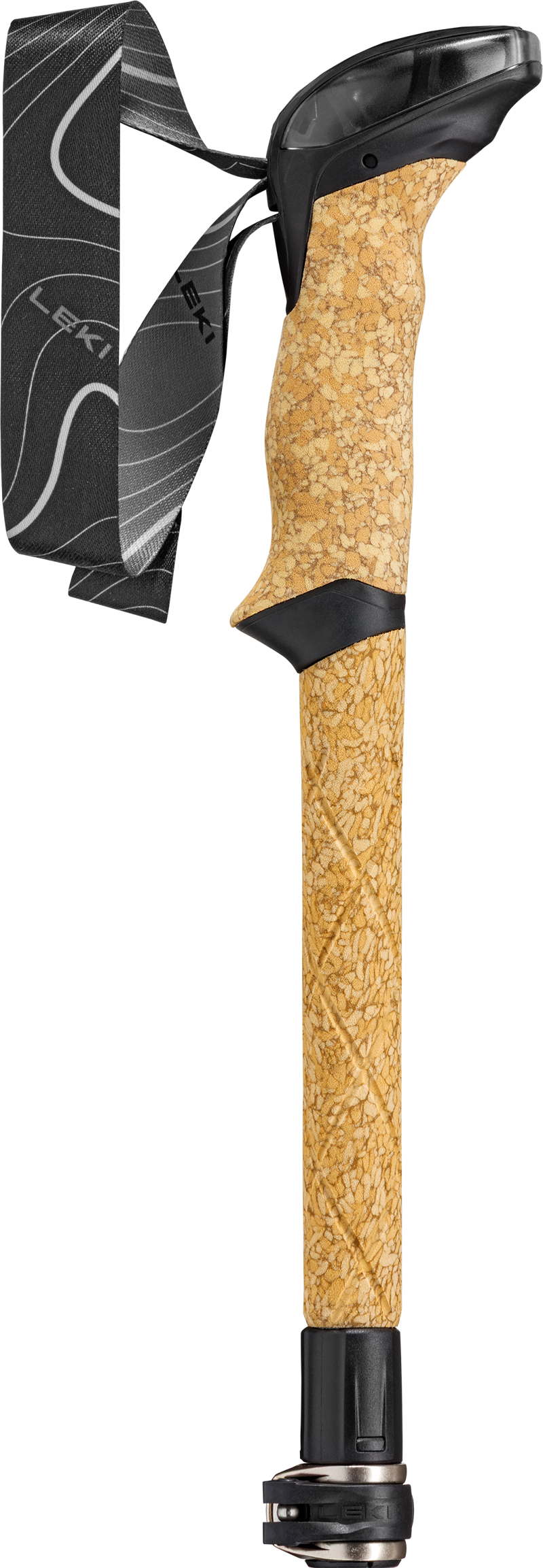 Leki Makalu FX Carbon Compact in Natural Carbon/Grey Green/White-1