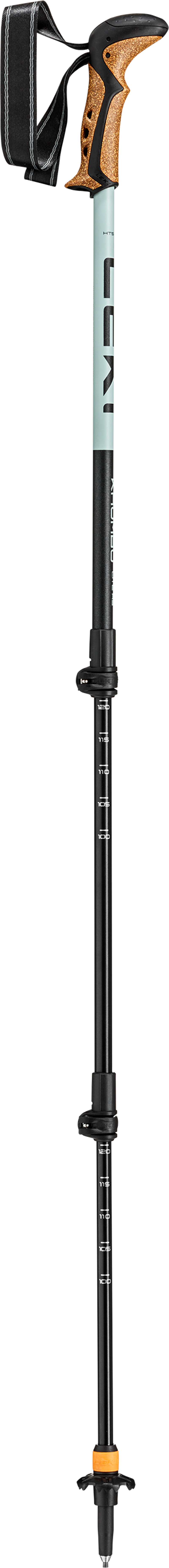 Leki Khumbu Lite AS Trekking Poles in Dark Sea Green/Black-1