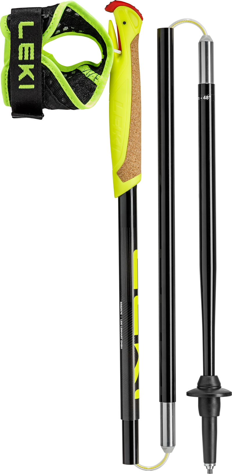 Leki Evotrail FX.One TA in Black/Dark Anthracite/Neon Yellow