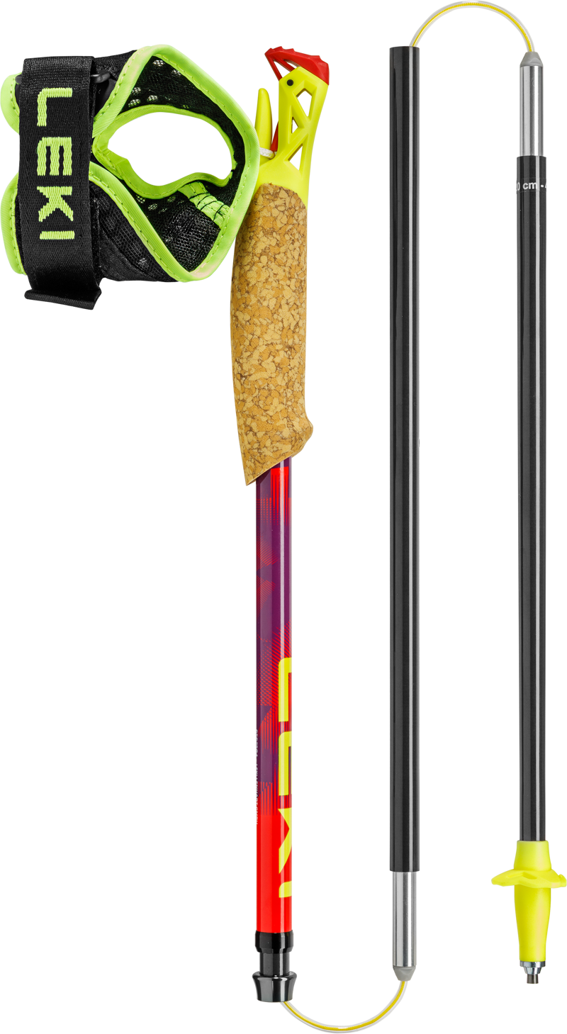Leki Ultratrail FX.One Superlite Trail Running Poles Bright Red