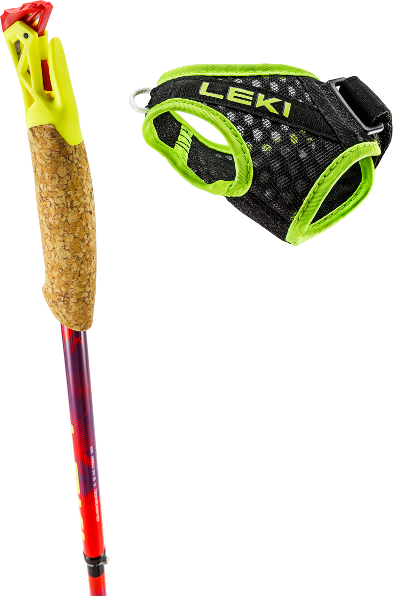 Leki Ultratrail FX.One Superlite Trail Running Poles Bright Red-2