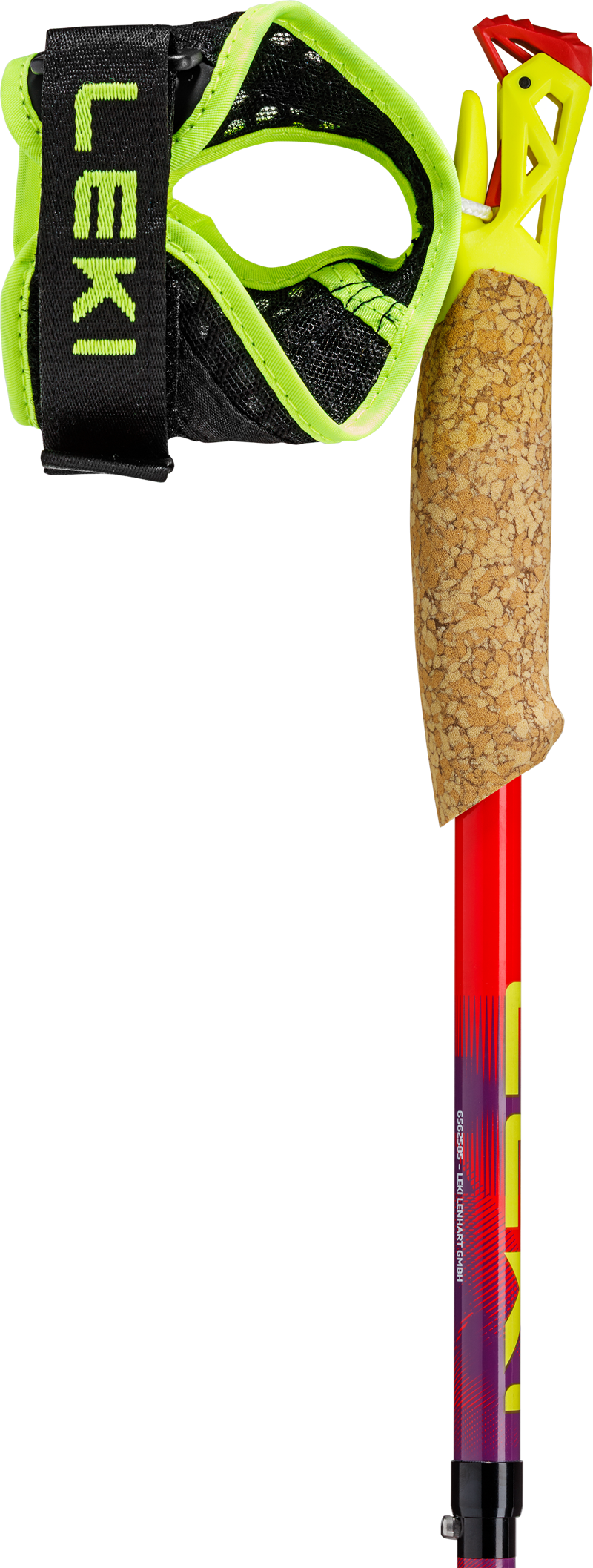 Leki Ultratrail FX.One Trail Running Poles in Bright Red-3