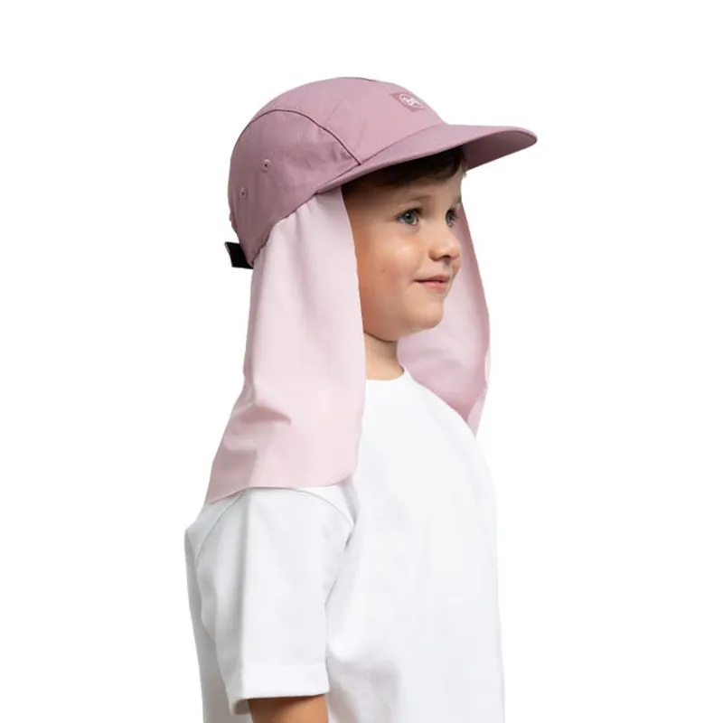 Buff Desert Cap Kids in Solid Orchid-2