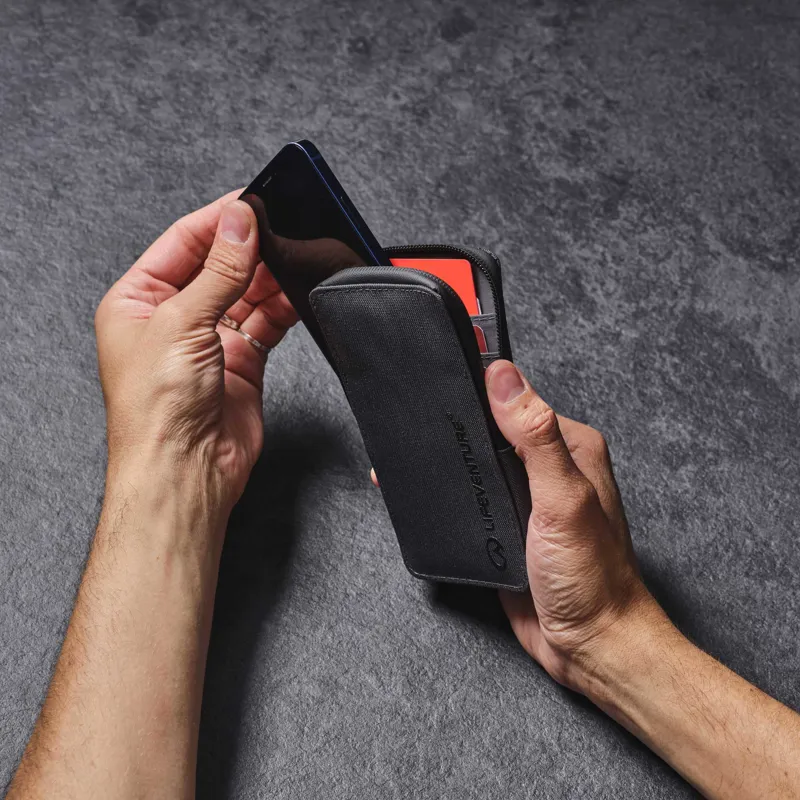 Lifeventure RFID Phone Wallet in Grey-4