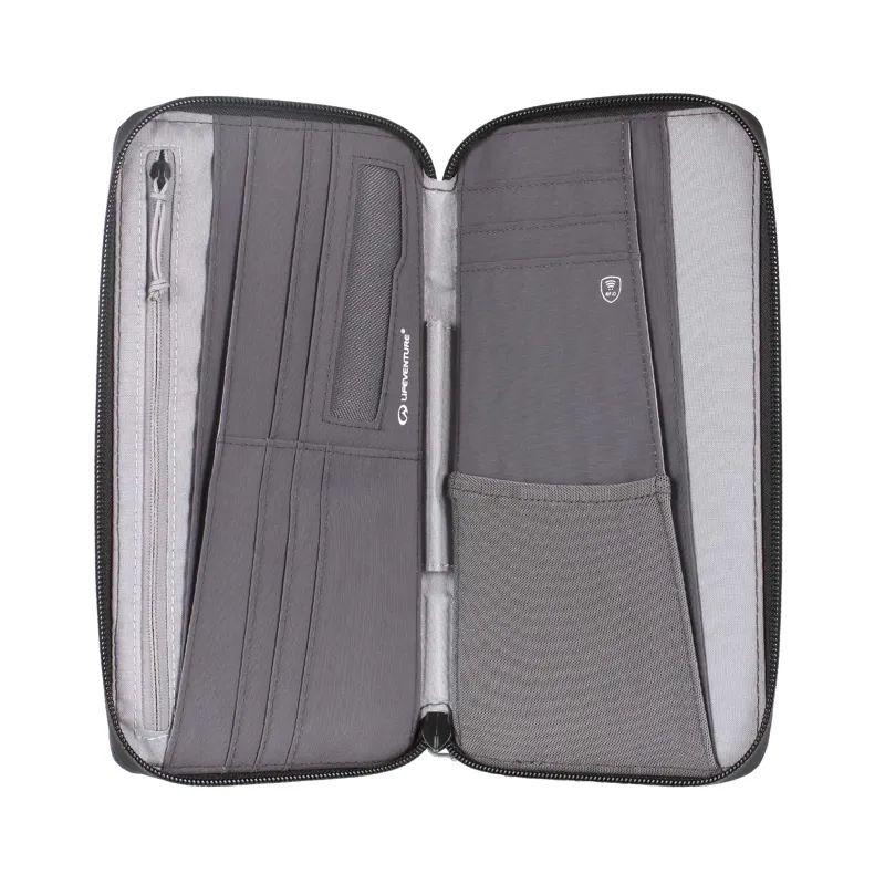 Lifeventure RFID Travel Wallet in Grey