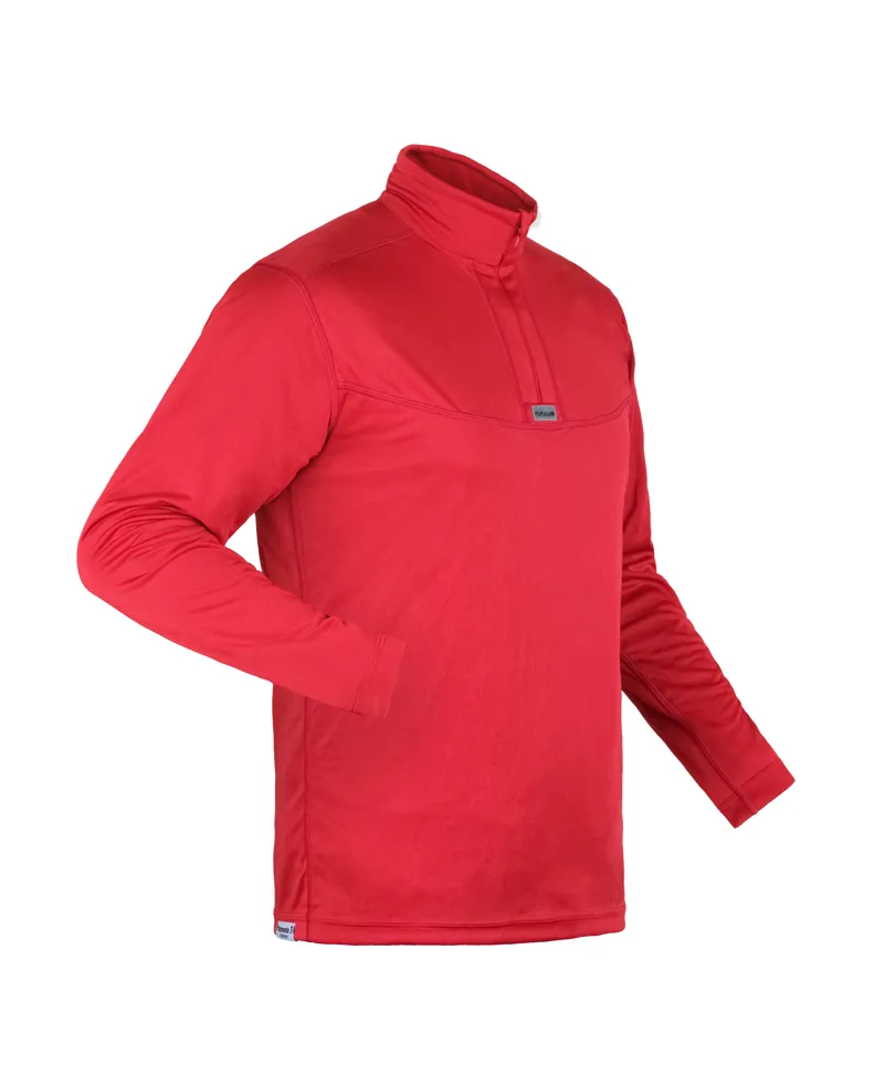 Paramo Cambia Zip Neck Mens in Fire-2