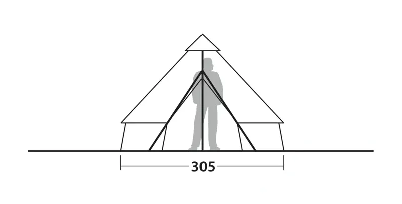 Robens Klondike S Tent in Beige-10
