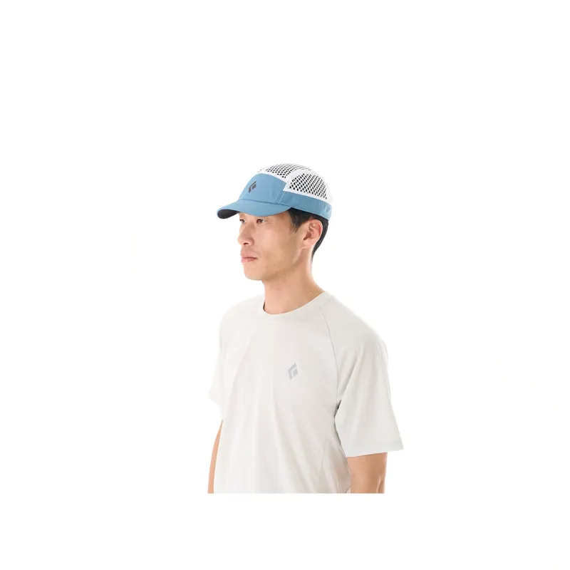 Black Diamond Distance LT Hat in Creek Blue/White-5