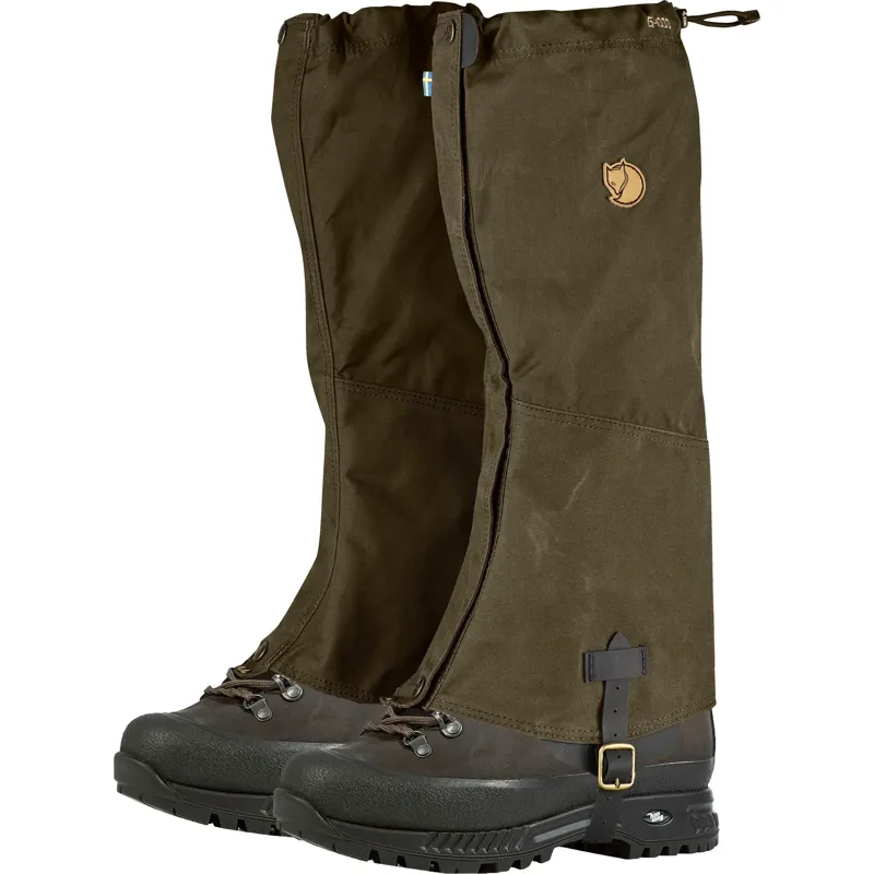 Fjallraven Singi Hiking Gaiters in Dark Olive