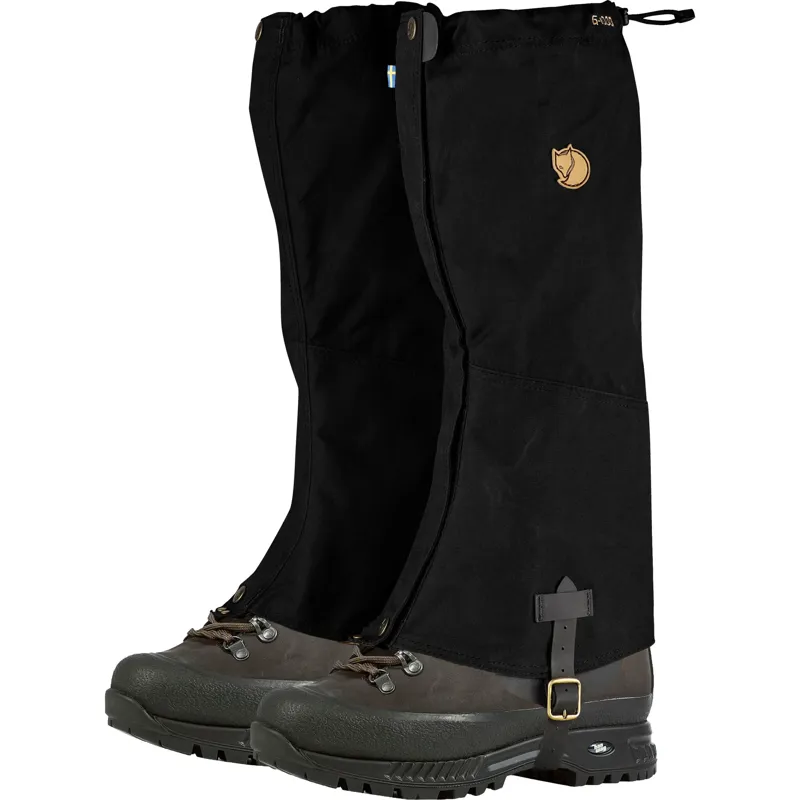 Fjallraven Singi Hiking Gaiters in Black