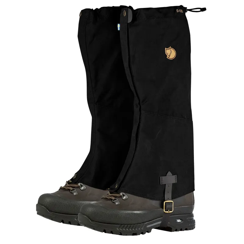 Fjallraven Singi Hiking Gaiters in Black