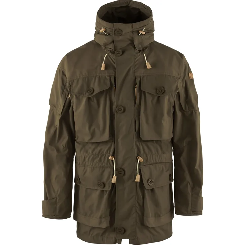 Fjallraven No. 1 Smock Jacket Mens in Dark Olive