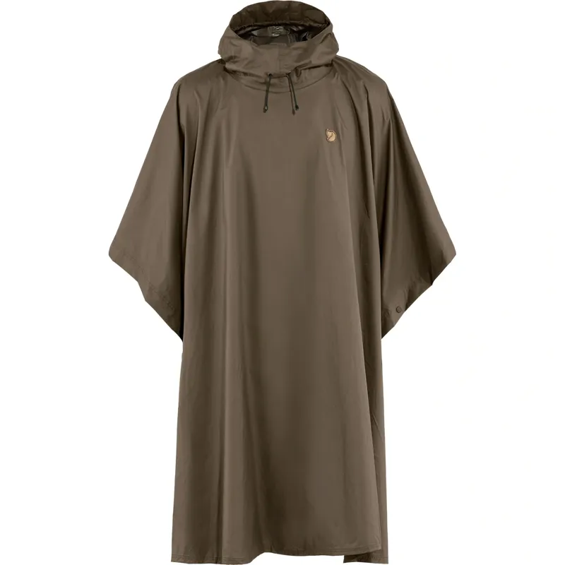 Fjallraven Poncho Unisex in Dark Olive