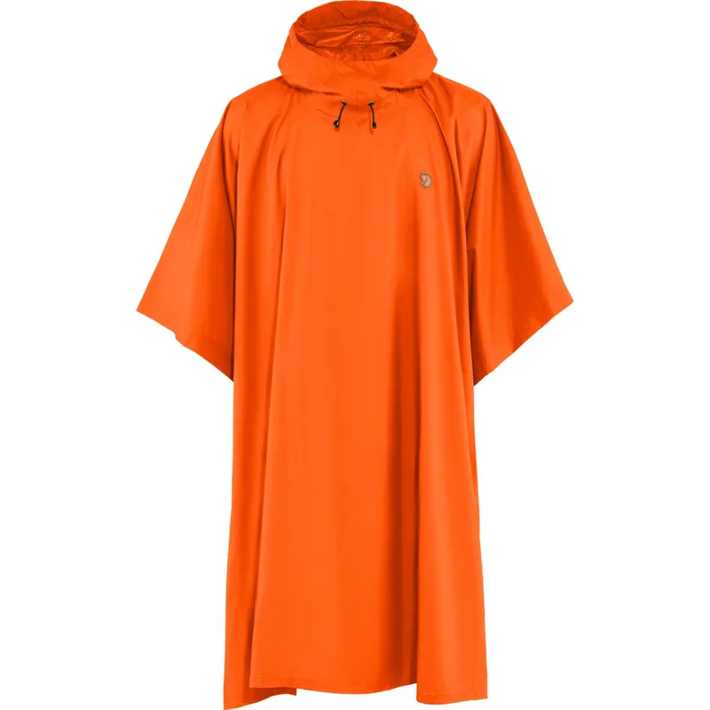Fjallraven Poncho Unisex in Safety Orange