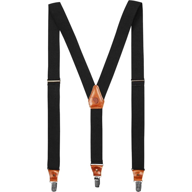 Fjallraven Singi Clip Suspenders in Dark Grey