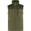 Fjallraven Buck Fleece Vest Mens in Laurel Green/Deep Forest