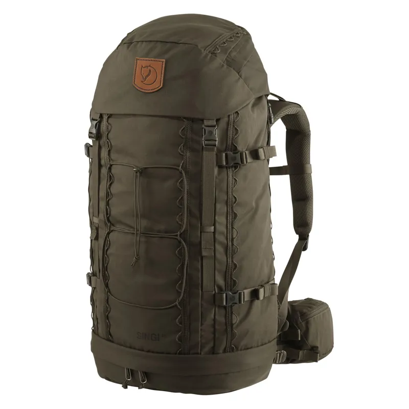 Fjallraven Singi 48 Backpack in Dark Olive
