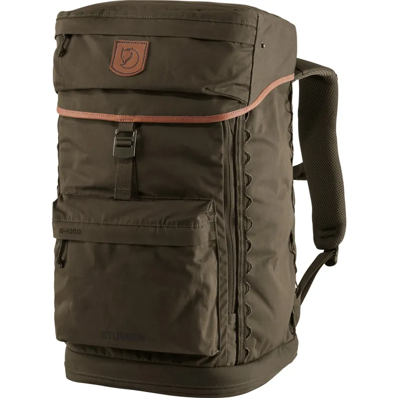 Fjallraven Singi Stubben Backpack in Dark Olive