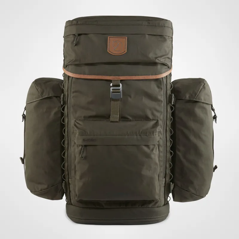 Fjallraven Singi Stubben Backpack in Dark Olive-2