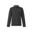Weird Fish Newark Eco Recycled 1/4 Zip Grid Fleece Mens in Washed Black