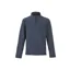 Weird Fish Newark Eco Recycled 1/4 Zip Grid Fleece Mens in Navy
