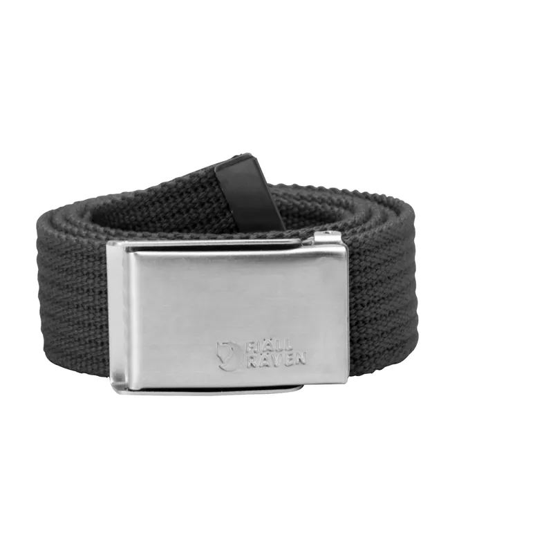Fjallraven Merano Canvas Belt in Dark Grey