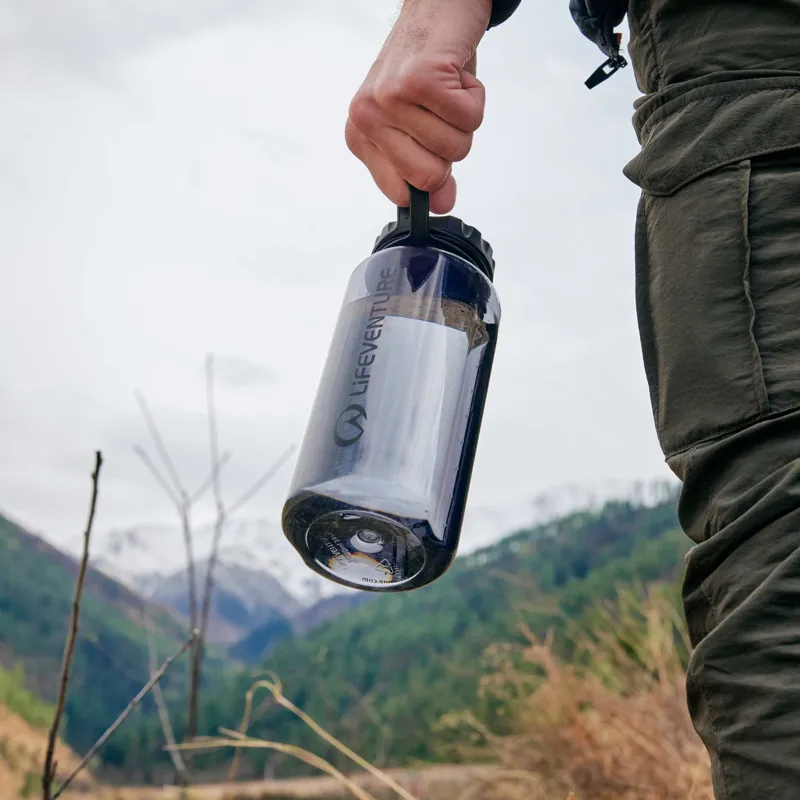 Lifeventure Tritan Flask 1000ml in Charcoal-3