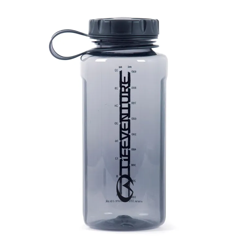 Lifeventure Tritan Flask 1000ml in Charcoal-1