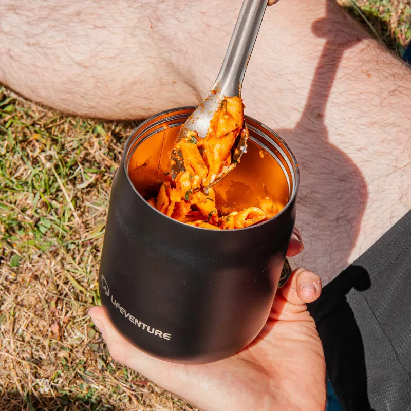 Lifeventure Food Flask 600ml in Black-5