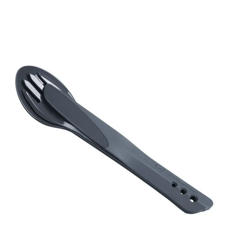Lifeventure Ellipse Camping Cutlery in Graphite-4