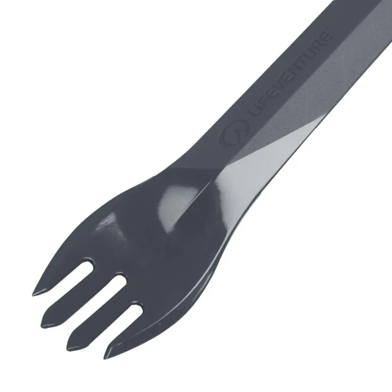 Lifeventure Ellipse Camping Cutlery in Graphite-5