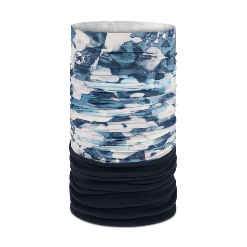 Buff Polar Neck Gaiter in Lowan Blue